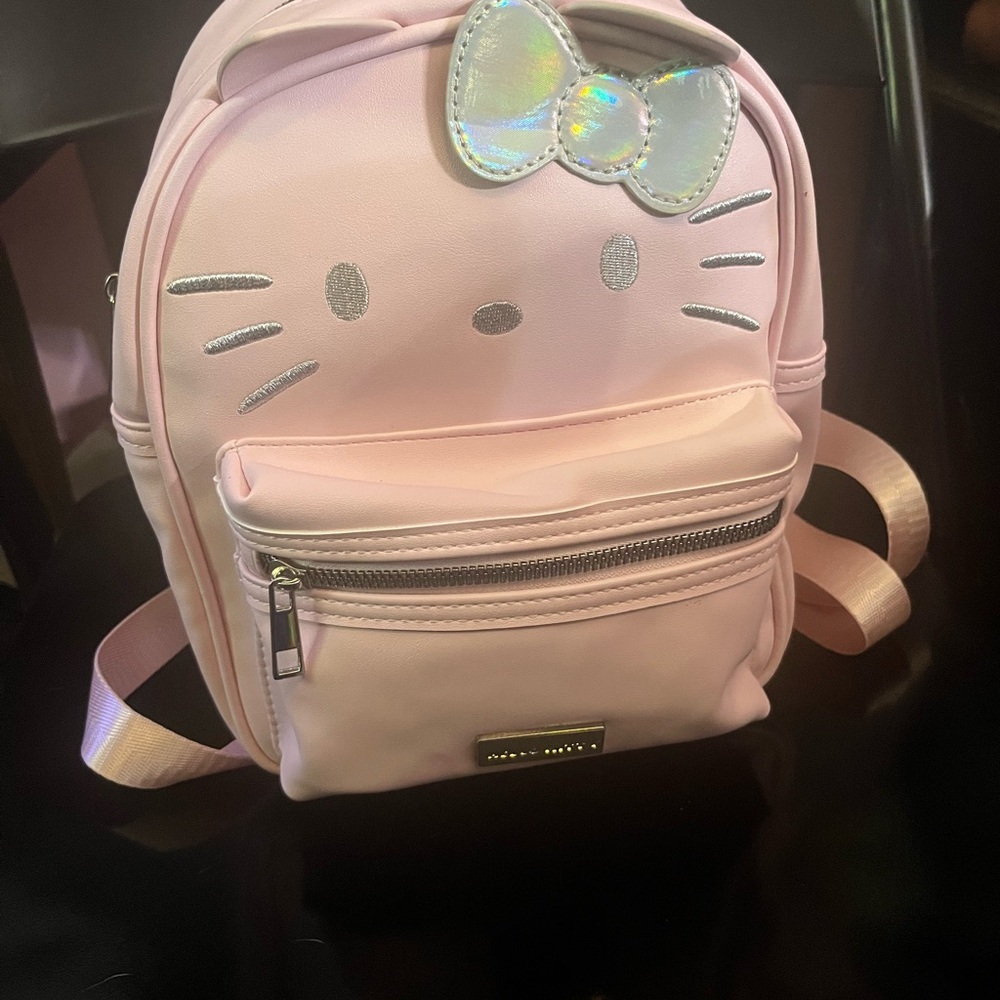 50th anniversary Hello Kitty Pink and Silver Mini Backpack